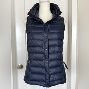 Gap Down Puffer Vest – Navy Blue - XS